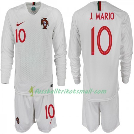 Fußballtrikots Portugal J. MARIO 10 Kinder WM 2018 Langarm Auswärts-trikot kaufen